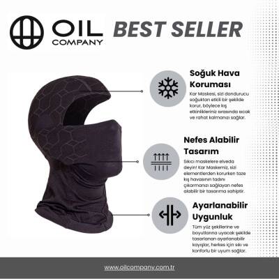 Termal Seamless Kar Maskesi - Haki - 7