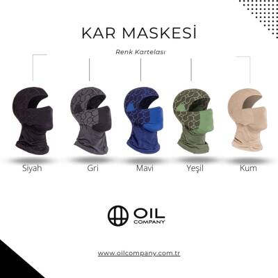 Termal Seamless Kar Maskesi - Lacivert - 6